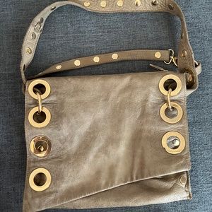 Hammitt Leather Bag Medium Taupe